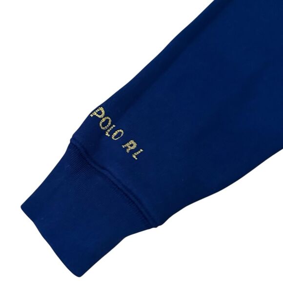 Ralph Lauren Polo Lunar New Year Dragon Fleece Sweatshirt Size 8 Navy Blue - Picture 2 of 5